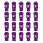 OMP SPEED Juego de 20 Tuercas de Aluminio Morado M12x1.25 Llave 19mm 40mm