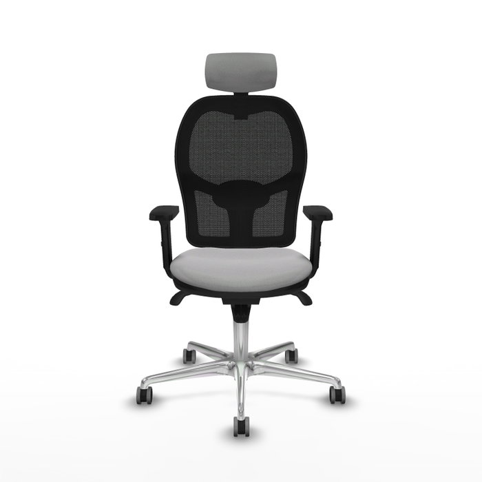 PIQUERAS Y CRESPO Silla de oficina Jorquera Gris claro y Negro PIQUERAS Y CRESPO Silla de oficina Jorquera Gris claro y Negro