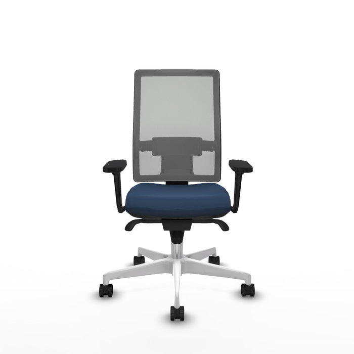 PIQUERAS Y CRESPO Silla de oficina Horna con mecanismo Sincro, Azul marino y Gris PIQUERAS Y CRESPO Silla de oficina Horna con mecanismo Sincro, Azul marino y Gris