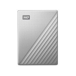 Western Digital WD My Passport Ultra 4TB Plata - Disco Duro Externo Portátil 2.5" USB-C USB 3.0 - RTL