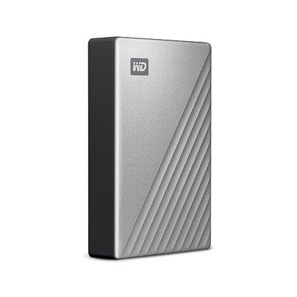Western Digital WD My Passport Ultra 4TB Plata - Disco Duro Externo Portátil 2.5" USB-C USB 3.0 - RTL