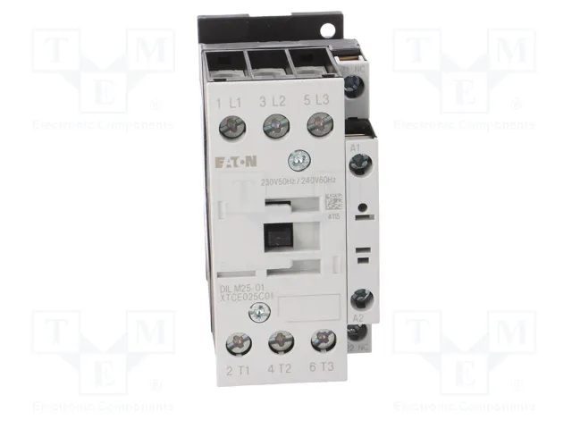 EATON ELECTRIC DILM25-01 Contactor 3-polar 25A 230V AC