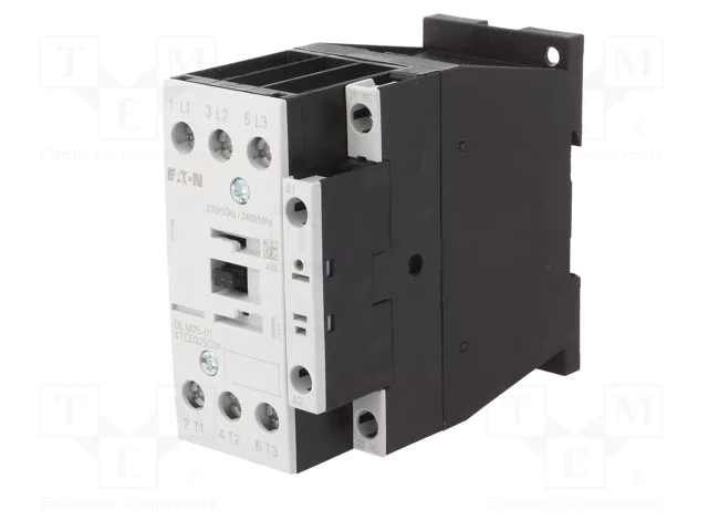 EATON ELECTRIC DILM25-01 Contactor 3-polar 25A 230V AC