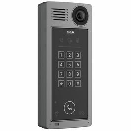 Axis A8207-VE MKII Estación de Puerta de Vídeo con Cámara 2K, 180°, PoE, IP66, Aluminio, Negro y Gris