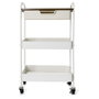Quid Carrito Multiusos Garbo Blanco 46,5x30,5x75 cm