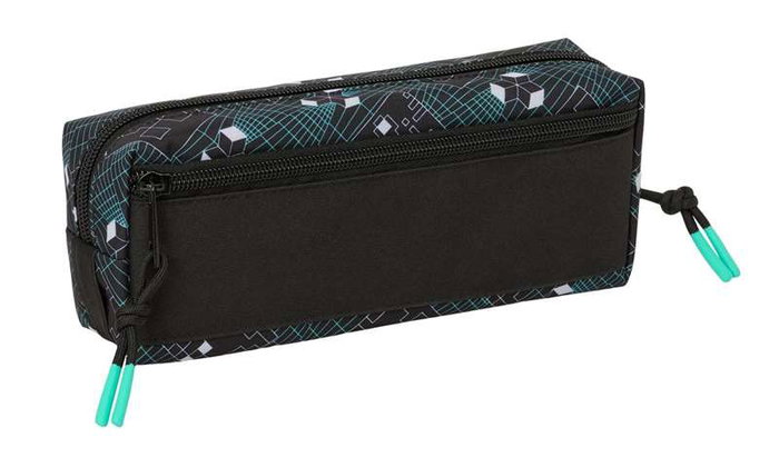 Safta Portatodo triple pequeño con goma elástica 22x8,5x6 cm Safta Portatodo triple pequeño con goma elástica 22x8,5x6 cm