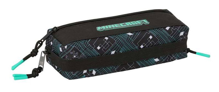 Safta Portatodo triple pequeño con goma elástica 22x8,5x6 cm Safta Portatodo triple pequeño con goma elástica 22x8,5x6 cm