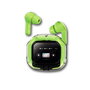 SAMI AIR TOUCH TWS - Auriculares Inalámbricos Transparentes Verde, Batería 30mAh/300mA
