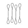 Lindy Cable Adapter Tethers Pack de 4, 150 mm
