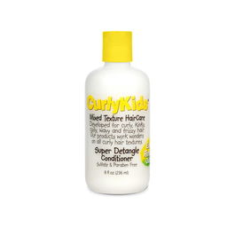 Curly Kids Acondicionador Super Desenredante para Cabello Seco y Quebradizo, Suavidad y Brillo, 236ml
