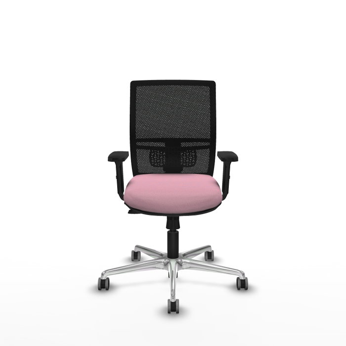 PIQUERAS Y CRESPO Silla de oficina Yunquera Rosa y Negro