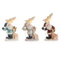 DKD Home Decor Figura Resina LED Surtido de 3 Unidades