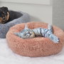 The Concept Factory Cama-Cojín Mon Chat Mon Ch para Mascota Rosa Diámetro 60 cm