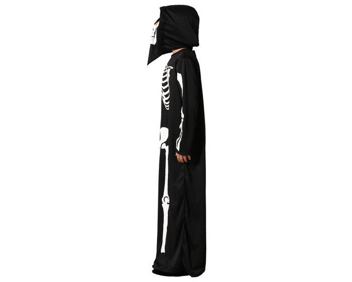 Disfraz Esqueleto Niños 5-6 Años Halloween Mono Capucha Unisex