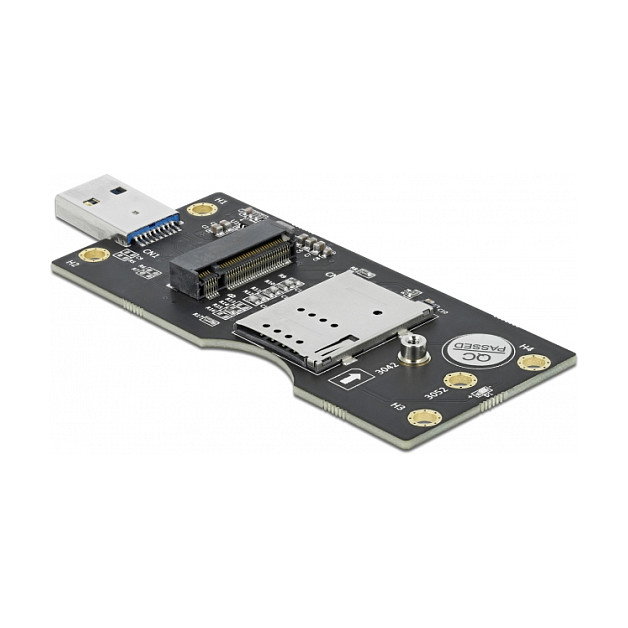 DeLOCK Convertidor USB 3.0 Tipo-A a M.2 Tecla B con ranura SIM DeLOCK Convertidor USB 3.0 Tipo-A a M.2 Tecla B con ranura SIM