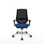PIQUERAS Y CRESPO Silla de oficina Mardos con mecanismo Sincro/Traslack Azul y Negro