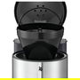 WMF 0412150011 Stelio Cafetera de Filtro 1.25L, 1000W, Negra/Acero Inoxidable, Semi-Automática con Jarra y Plato Caliente