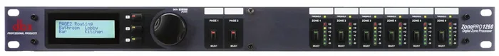 DBX Procesador de Audio ZonePRO 1260 Dbx con 12 Entradas y 6 Salidas, Control Ethernet para Audio Comercial
