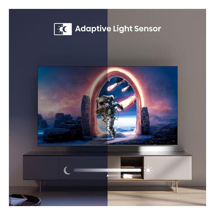 Hisense 65E6NT Televisor 65" 4K UHD Smart TV LED con HDR10+, Dolby Vision, Wi-Fi, Bluetooth y 3x HDMI - Negro