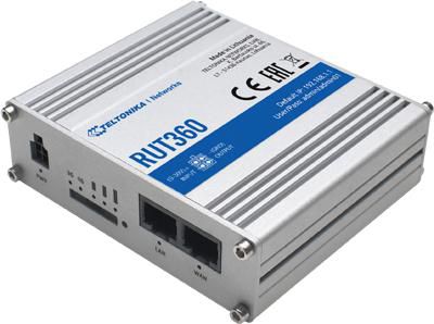 Teltonika RUT360 Router de red móvil Industrial 4G LTE Cat 6 Wi-Fi