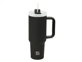 Safta Vaso Térmico con Pajita, 1200 ml, 26.5x10x10 cm