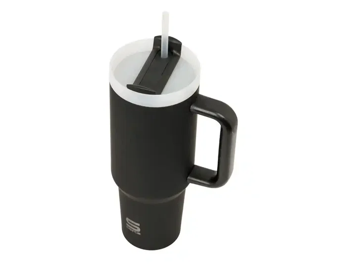 Safta Vaso Térmico con Pajita, 1200 ml, 26.5x10x10 cm Safta Vaso Térmico con Pajita, 1200 ml, 26.5x10x10 cm