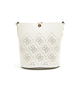 Guess Amara Bolso de tela Blanco con Logo 4G