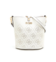 Guess Amara Bolso de tela Blanco con Logo 4G