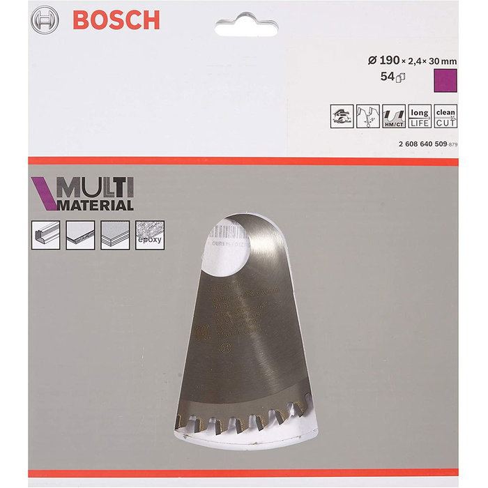 Bosch 2608640617 Sierra Circular Optiline Madera 190 x 30 mm 48 Dientes para corte de madera