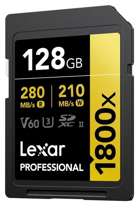 Lexar Tarjeta SDXC Professional 128 GB 1800X UHS-II
