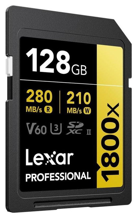 Lexar Tarjeta SDXC Professional 128 GB 1800X UHS-II