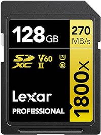 Lexar Tarjeta SDXC Professional 128 GB 1800X UHS-II