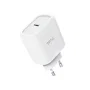 Trust Maxo Cargador de Pared GaN 45W USB-C PD 3.0 con Cable 2m, Carga Rápida Universal Compatible con Apple, Protección Sobrecalentamiento, Blanco