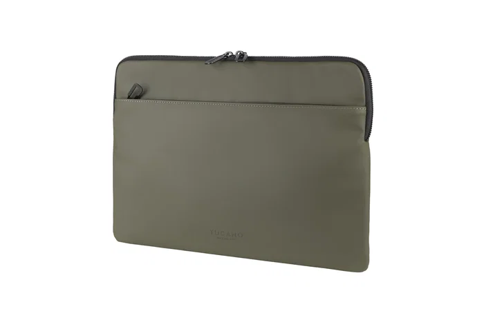 Tucano BFGOM1314-VM Maletín/Funda para Portátil 35,6 cm (14") Verde Resistente al Agua, Reciclado, Compatible Apple MacBook Pro