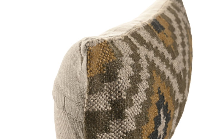 DKD Home Decor Cojín Kilim Multicolor Lana y Yute 30x85 cm