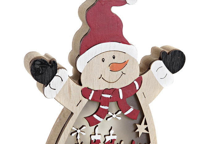 DKD Home Decor Decoración Colgante LED MDF Santa Surtido DKD Home Decor Decoración Colgante LED MDF Santa Surtido