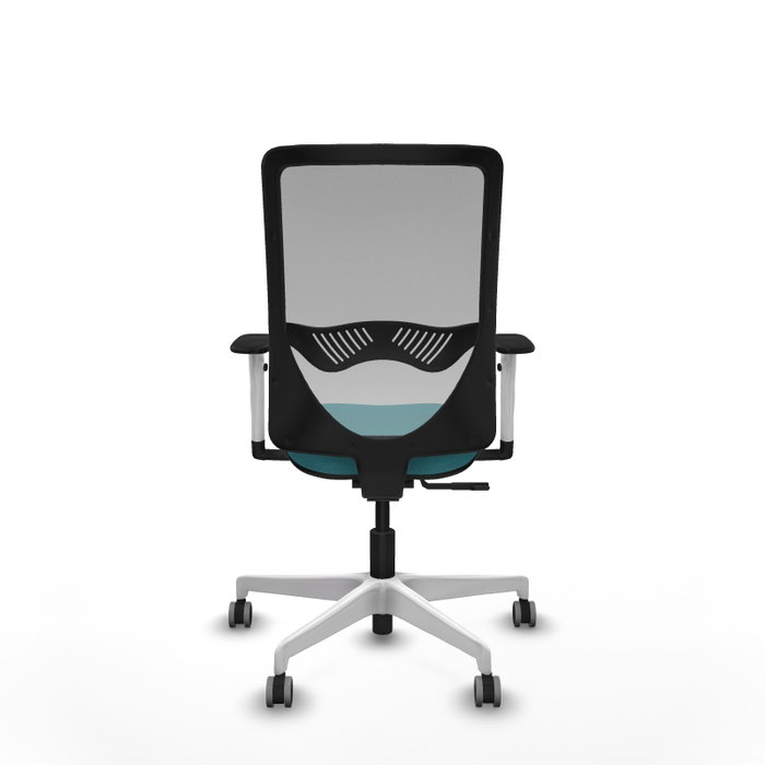 PIQUERAS Y CRESPO Silla de oficina Zulema con mecanismo Sincro, Turquesa y Gris PIQUERAS Y CRESPO Silla de oficina Zulema con mecanismo Sincro, Turquesa y Gris
