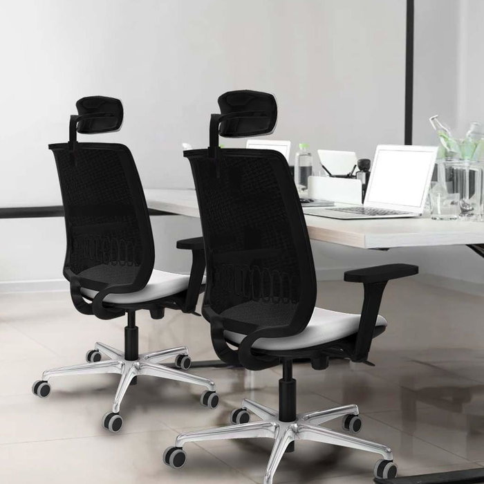 PIQUERAS Y CRESPO Alares Silla de Oficina con Mecanismo Sincro y Base de Aluminio PIQUERAS Y CRESPO Alares Silla de Oficina con Mecanismo Sincro y Base de Aluminio