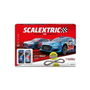 Scalextric Pista Open Rally con Coches con Luz, Mando con Turbo, Vallas, Puente y Rampa. 5.2 Metros de Pista. 233x77 cm.