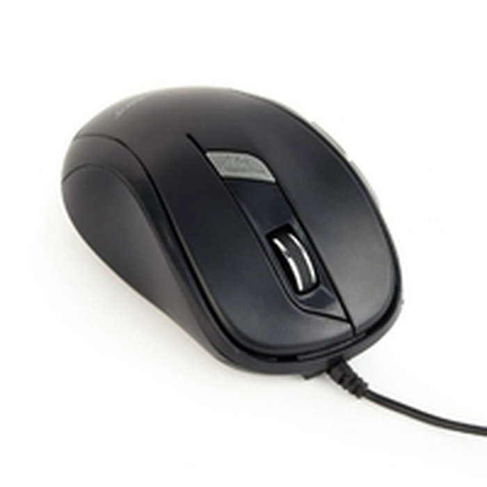 Gembird MUS-6B-01 Ratón Óptico Ambidextro Negro Gembird MUS-6B-01 Ratón Óptico Ambidextro Negro