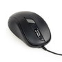 Gembird MUS-6B-01 Ratón Óptico Ambidextro Negro