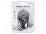 Gembird MUS-6B-01 Ratón Óptico Ambidextro Negro