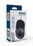 Gembird MUS-6B-01 Ratón Óptico USB Negro Ambidextro para Oficina, 6 Botones, 1600 DPI, Plug & Play