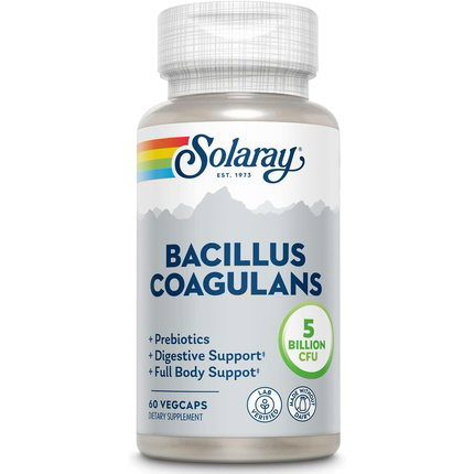 SOLARAY Bacillus Coagulans 60 Cápsulas Vegetales