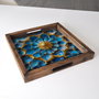 Aberto Design REF049 Bandeja de Madera Maciza 35 x 35 x 4 cm