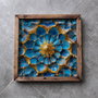 Aberto Design REF049 Bandeja de Madera Maciza 35 x 35 x 4 cm