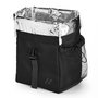 Muitomas COOLBAG15LBK Bolsa Térmica Nevera 15 Litros Negro con Asa y Bolsillo Lateral para Comida y Bebidas