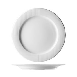 G.BENEDIKT Plato Llano Cuadrado de Porcelana 25 cm - Vajilla (Set de 6)