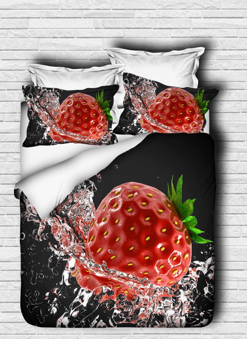L'essentiel linge de maison Juego Funda Nórdica Doble 200x220cm, Microsatén y Algodón, Impresión 3D, Negro, Blanco, Rojo, Verde L'essentiel linge de maison Juego Funda Nórdica Doble 200x220cm, Microsatén y Algodón, Impresión 3D, Negro, Blanco, Rojo, Verde