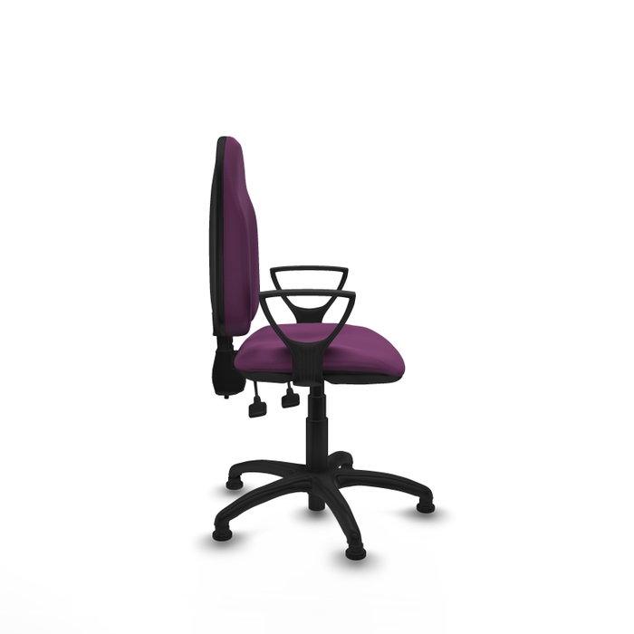 PIQUERAS Y CRESPO Silla de oficina Algarra Morada con Mecanismo de Doble Maneta PIQUERAS Y CRESPO Silla de oficina Algarra Morada con Mecanismo de Doble Maneta